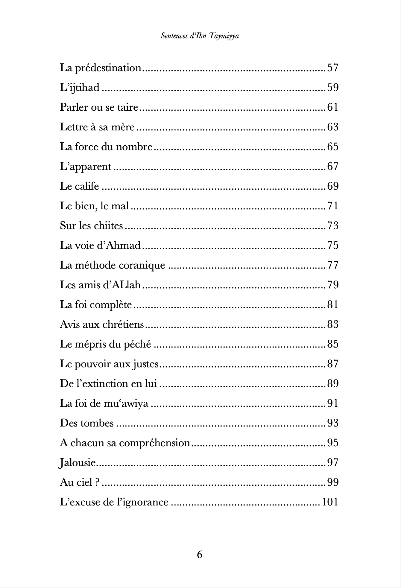 Les sentences d'Ibn Taymiyya - Renaud K. - Sarrazins – Image 4