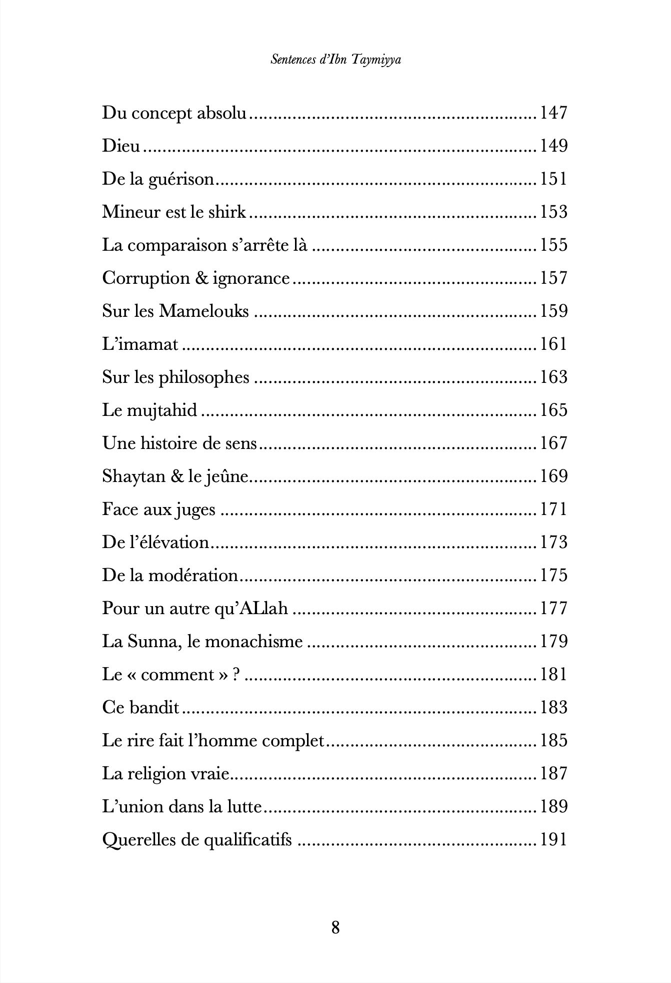 Les sentences d'Ibn Taymiyya - Renaud K. - Sarrazins – Image 6