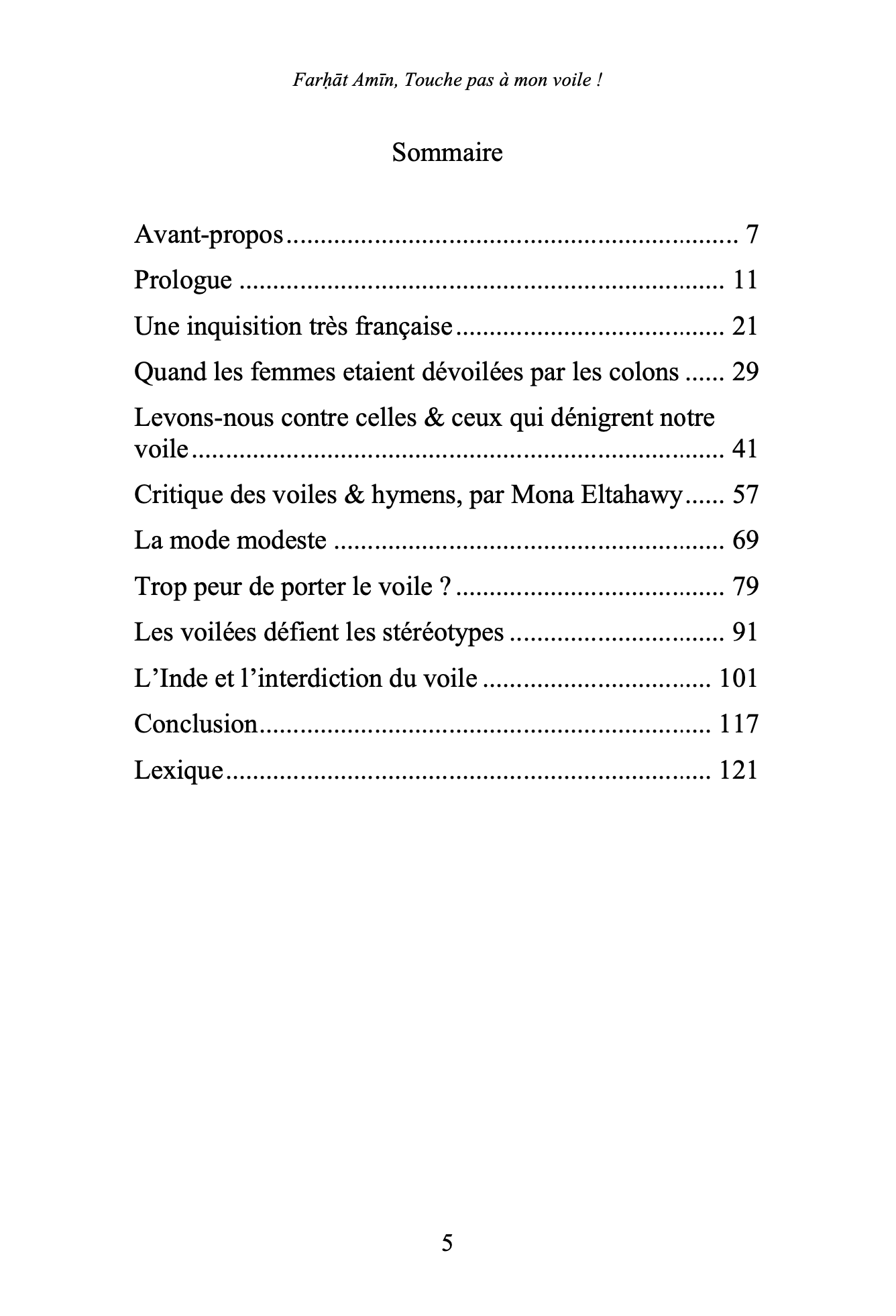 Touche pas à mon voile - Farhat Amin - Anissa – Image 3