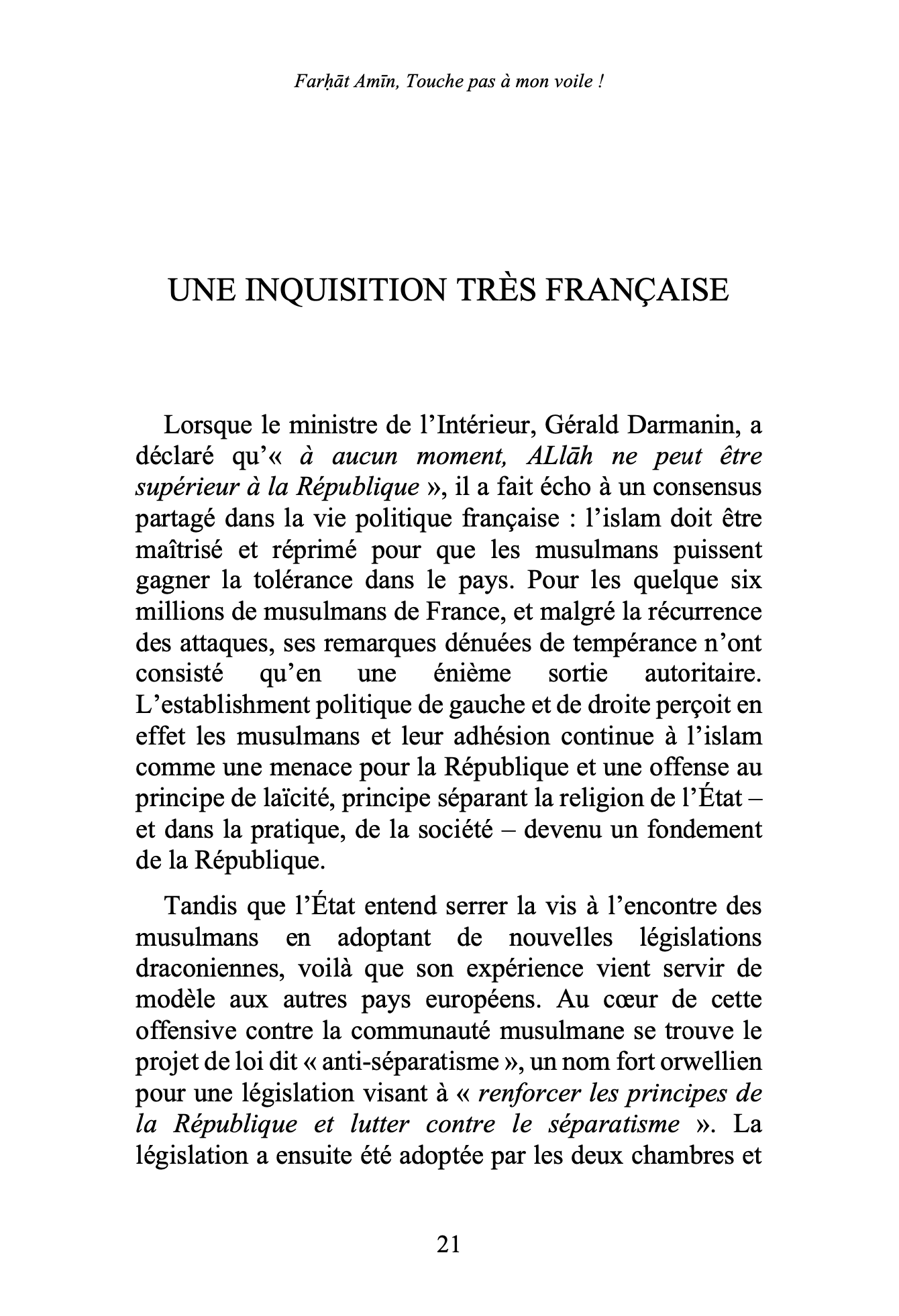 Touche pas à mon voile - Farhat Amin - Anissa – Image 5