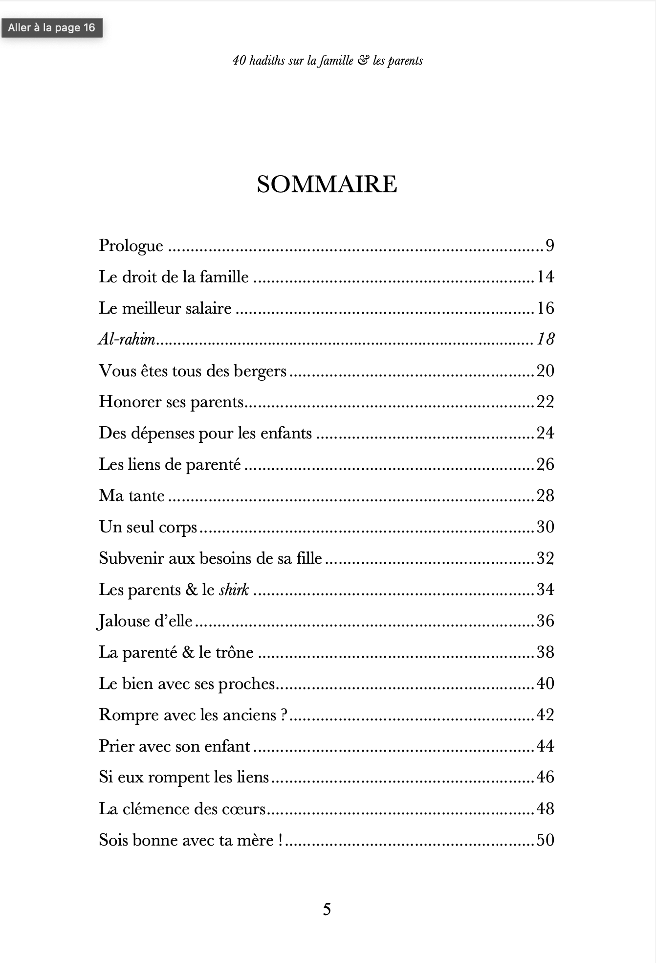 40 hadiths sur les parents (avec commentaires) - Anissa – Image 3