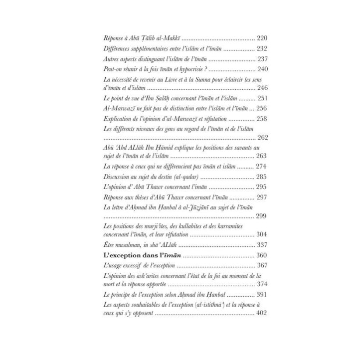 Le grand livre de la foi (2 VOLS) - Ibn Taymiyya - Sarrazins – Image 8